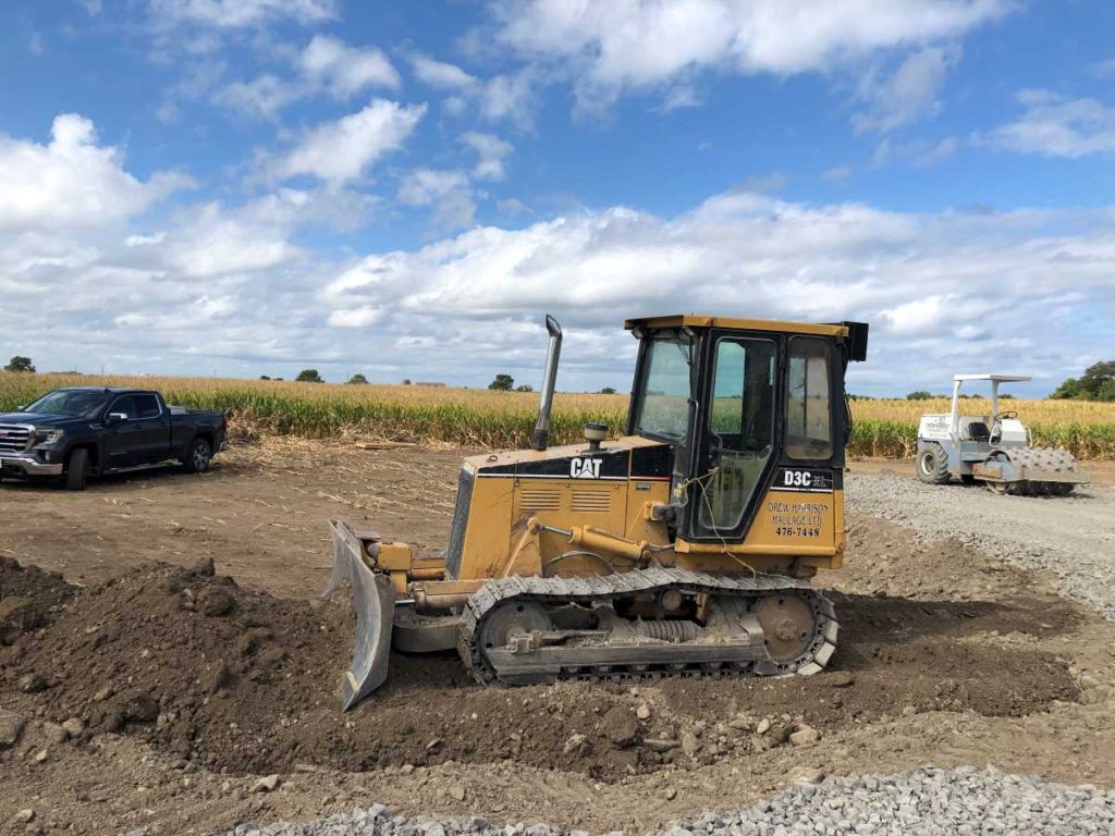 We got the building permit. Shovel in the ground!